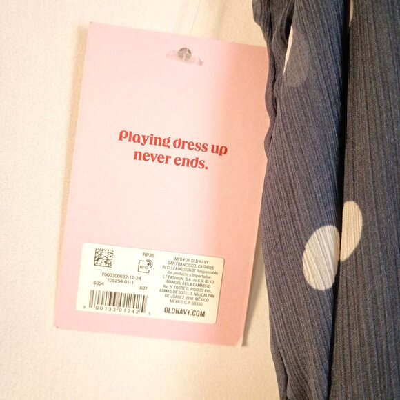 Old Navy Occasion Chiffon Maxi Dress M Petite Waist Tie Lined Formal NWT - Picture 9 of 11